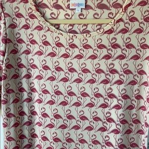 NWT LuLaRoe Julia Dress Flamingos!